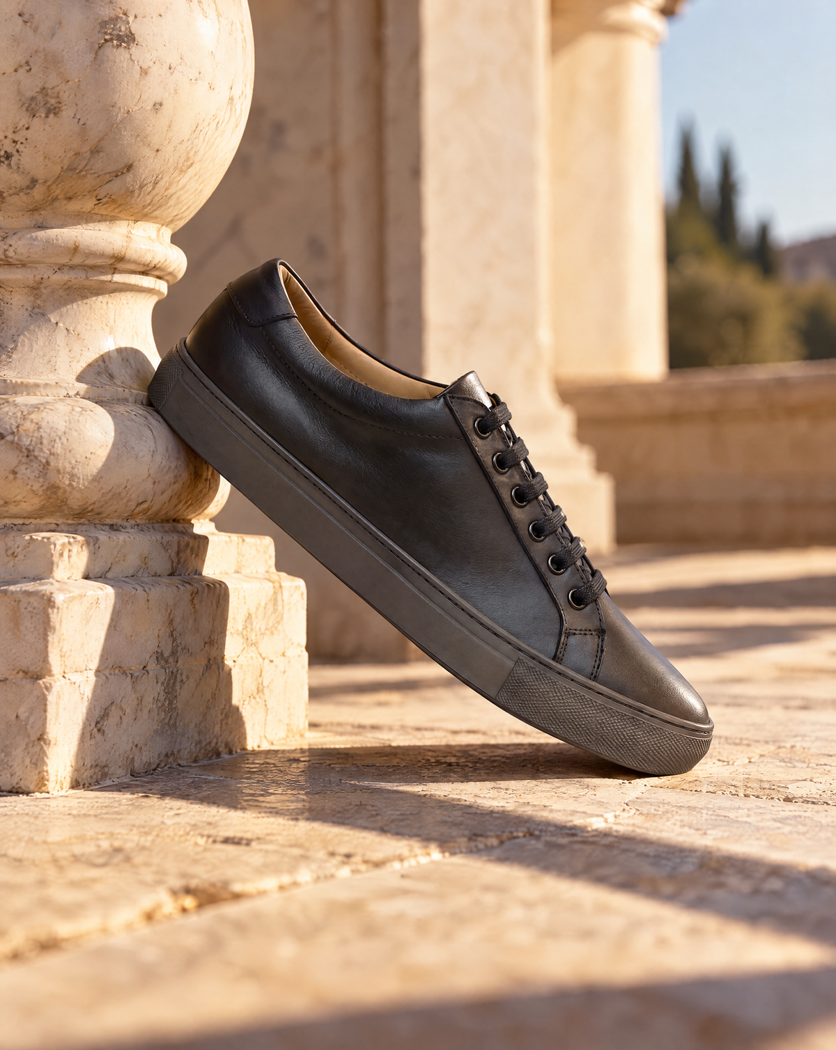 Court - Black Leather